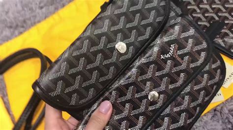 goyard pattern real vs fake|real Goyard bag code.